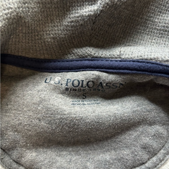 Men’s Small, Gray Polo Zip-up Hoodie, NWOT - Picture 3 of 3